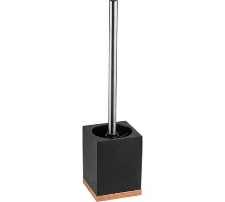 Ершик с подставкой PERFECTO LINEA WOOD BLISS черный 35-720104