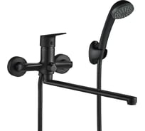 Смеситель для ванны с длинным изливом Wesnaart NOVA, черный NOV03-320Black