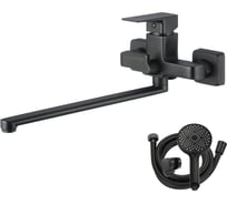 Смеситель для ванны Wesnaart narcis, черный NAR06-320BL-25221