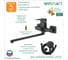 Смеситель для ванны Wesnaart narcis, черный NAR06-320BL-25221 4