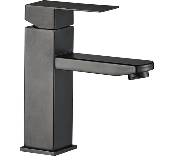 Смеситель для раковины Wesnaart kubus черный KUB13-210Black