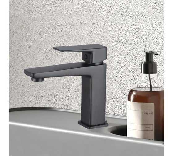 Смеситель для раковины Wesnaart narcis черный NAR06-210BL-25100