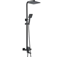 Стойка душевая со смесителем для ванны Wesnaart KUBUS, черный KUB13-314Black