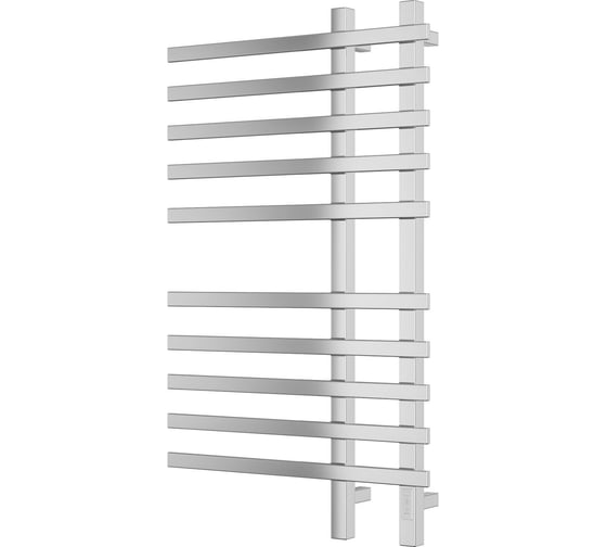 Дизайнерский электрический профильный полотенцесушитель Bauedge BAU Wind 60x100, 10 планок, нерж. сталь полированная DB-0054 1