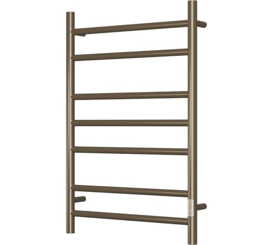 Электрический полотенцесушитель Bauedge BAU Stil 50x80, 7 планок, универсальный, антикварная бронза DB-0033