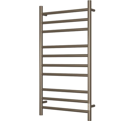 Электрический полотенцесушитель Bauedge BAU Stil 50x100, 10 планок, универсальный, антикварная бронза DB-0029
