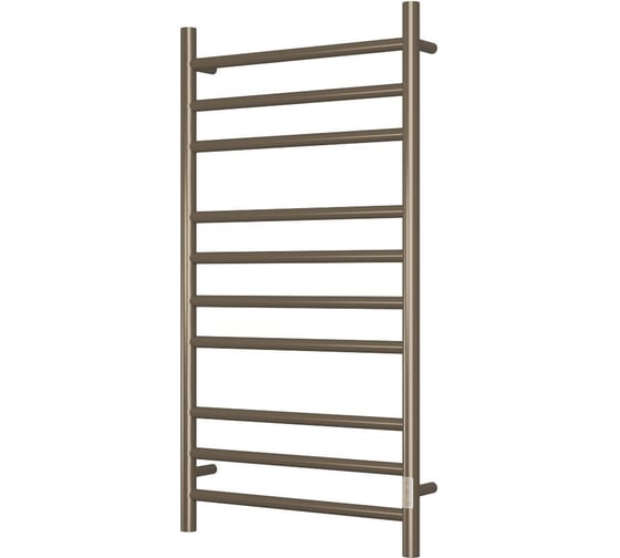 Электрический полотенцесушитель Bauedge BAU Stil 50x100, 10 планок, универсальный, антикварная бронза DB-0029