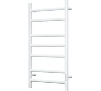 Электрический полотенцесушитель Bauedge BAU Stil 40x80, 7 планок, универсальный, белый полуматовый DB-0035