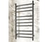 Электрический полотенцесушитель Bauedge BAU Stil 50x100, 10 планок, универсальный, черный матовый RAL 9005 DB-0030 5