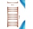 Электрический полотенцесушитель Bauedge BAU Stil 50x100, 10 планок, универсальный, черный матовый RAL 9005 DB-0030 8