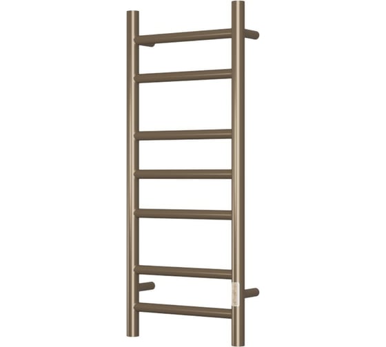 Электрический полотенцесушитель Bauedge BAU Stil 30x80, 7 планок, универсальный, антикварная бронза DB-0041