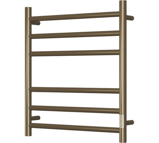 Электрический полотенцесушитель Bauedge BAU Stil 50x60, 6 планок, универсальный, антикварная бронза DB-0045