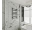 Электрический полотенцесушитель Bauedge BAU Stil 40x80, 7 планок, универсальный, черный матовый RAL 9005 DB-0038 6