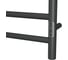 Электрический полотенцесушитель Bauedge BAU Stil 40x80, 7 планок, универсальный, черный матовый RAL 9005 DB-0038 7