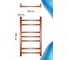 Электрический полотенцесушитель Bauedge BAU Stil 40x80, 7 планок, универсальный, черный матовый RAL 9005 DB-0038 8