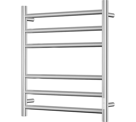 Электрический полотенцесушитель Bauedge BAU Stil 50x60, 6 планок, универсальный, нерж. сталь полированная DB-0044