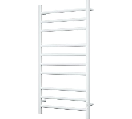 Электрический полотенцесушитель Bauedge BAU Stil 50x100, 10 планок, универсальный, белый полуматовый DB-0027 1