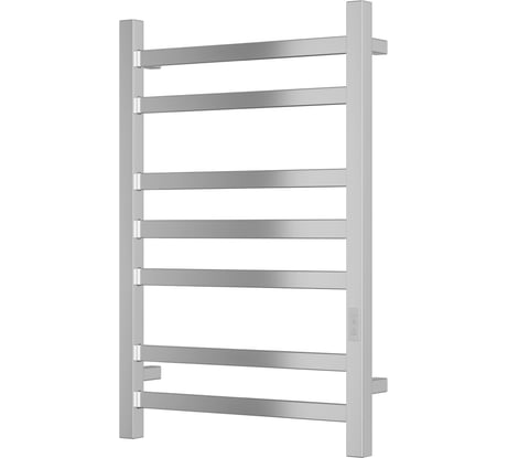 Электрический профильный полотенцесушитель Bauedge BAU Hotel 50x80, 7 планок, универсальный, нерж. сталь полированная DB-0014