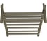 Электрический полотенцесушитель с полкой Bauedge BAU Stil Shelf 40x80, 7 планок, универсальный, антикварная бронза DB-0021 7