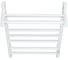 Электрический полотенцесушитель с полкой Bauedge BAU Stil Shelf 40x80, 7 планок, универсальный, белый полуматовый DB-0019 8