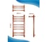 Электрический полотенцесушитель с полкой Bauedge BAU Stil Shelf 40x80, 7 планок, универсальный, белый полуматовый DB-0019 10