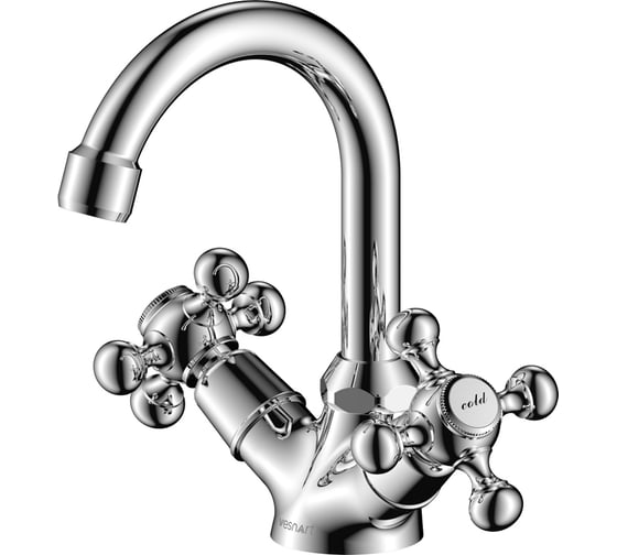 Смеситель для раковины Wesnaart rassvet, хром RAS02-230