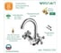 Смеситель для раковины Wesnaart rassvet, хром RAS02-230 4