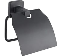 Бумагодержатель Delphinium 4105в закрытый черный матовый 102453