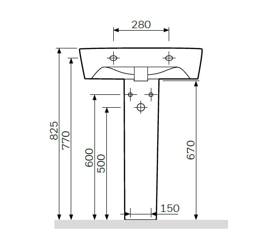 Пьедестал AM.PM Spirit V2.0 C704910WH