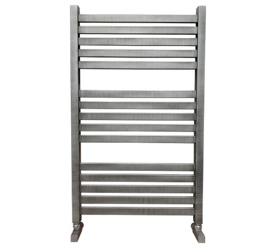 Полотенцесушитель Ника MODERN ЛМ 6 100/50 Matt Antique Silver с вентилями