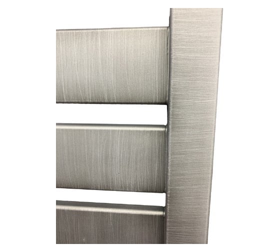 Полотенцесушитель Ника MODERN ЛМ 6 100/50 Matt Antique Silver с вентилями