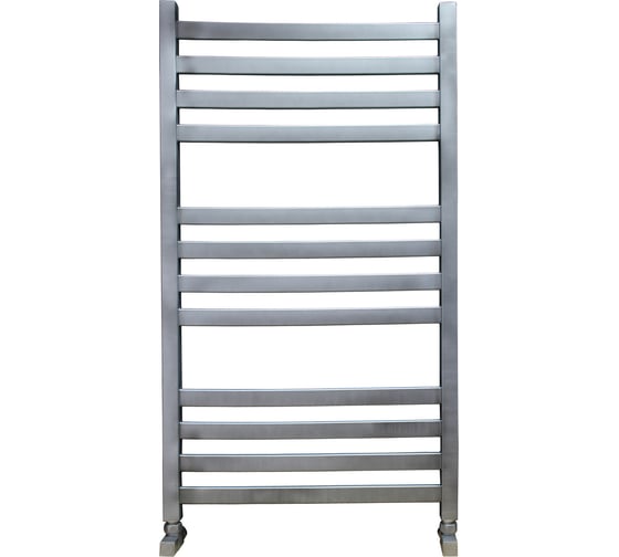 Полотенцесушитель Ника MODERN ЛМ 6 100/50 Matt Antique Silver с вентилями