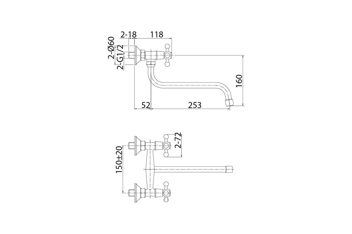 Смеситель для кухни Milardo Duplex DUPSB00M09 - выгодная цена, отзывы ...