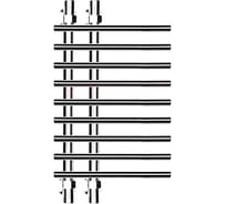 Полотенцесушитель Ника BAMBOO ЛБ 4 80/50