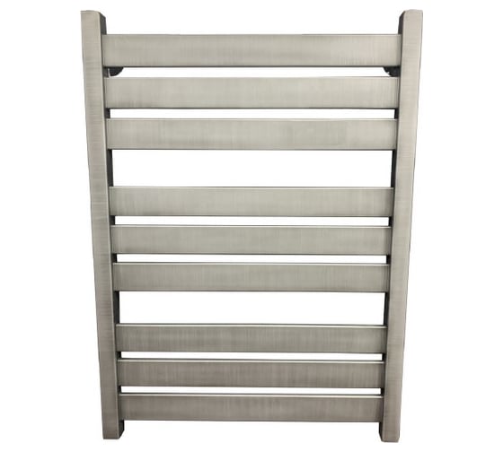 Полотенцесушитель Ника MODERN ЛМ 7 80/50 Matt Antique Silver с вентилями