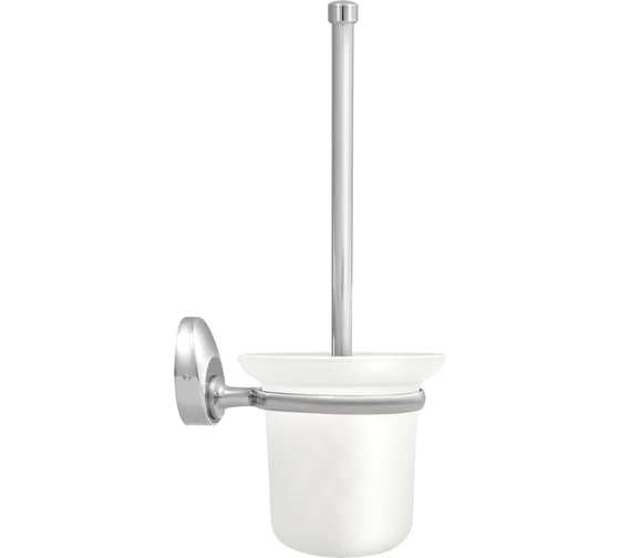 Туалетный стеклянный ершик Solinne 16161, хром, стекло-сатин 2522.012