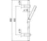 Душевой гарнитур NOBILI AD140/18CR 00000035666 2
