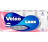 Бумага туалетная бытовая VEIRO Luxoria спайка 8 шт, 3-х слойная, белая 5с38 128029