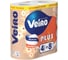 Бумага туалетная бытовая VEIRO Standart Plus спайка 4 шт, 2-х слойная, белая 3с24 128028 8