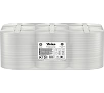 Полотенца бумажные рулонные VEIRO PROFESSIONAL Professional КОМПЛЕКТ 6шт Basic 180 м белые K101 127095 22477