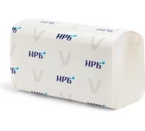 Листовые полотенца НРБ V, 250л, однослойные 35гр р23х21 NRB-25V112