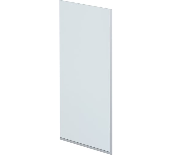 Стеклянная шторка на ванну Bauedge  BAU Stil 140x70 см прозрачное стекло, хромированный профиль MV0008