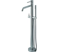 Напольный смеситель для ванны с душем Paffoni MASTER, steel looking LIGHT LIG032ST 00256499