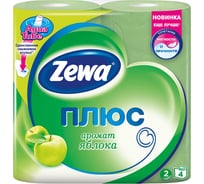 Туалетная бумага ZEWA Плюс ЯБЛОКО 2-х слойная, 4 шт МДК-144004