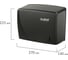 Диспенсер для полотенец ЛАЙМА PROFESSIONAL ORIGINAL, V, черный, ABS-пластик 605762 13