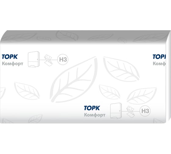 Двухслойные полотенца TORK Advanced сложение ZZ, белые Н3 20 пачек в уп. 290184 22359