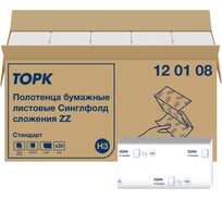 Однослойные полотенца TORK Universal 120108 сложение ZZ Н3 (20 пачек в уп.) 21133