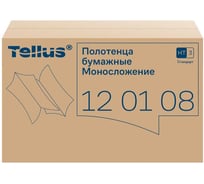 Однослойные полотенца Tellus Universal 120108 сложение ZZ Н3 (20 пачек в уп.) 21133 124556