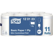 Бумажные полотенца с центральной вытяжкой TORK Universal мини 120 м, белые 120123 22160