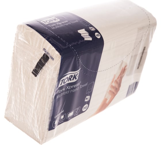 Бумажные полотенца TORK 190шт Universal 2-слойное натуральный 234x213 см Multifold 471103 127070